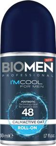 Biomen Deodorant Roll On I'm Cool 50 ml 48 Hour Control Calmative <b>Oat</b> Antiperspirant Postbiotic Freshening for Sensitive Skin - Product Image 2