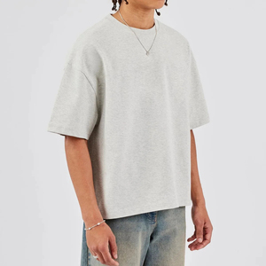 T-shirt formel en maille coupe ample de qualité supérieure pour hommes et femmes, conçu pour un confort respirant au quotidien - Product Image 3