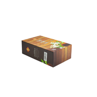 Thé au jasmin (boîte brune) en gros bon goût saveur distinctive utilisé comme cadeau ISO HACCP OEM/ODM emballage personnalisé fabriqué au Vietnam