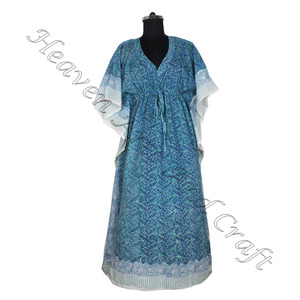 2025 nouveau long sans manches Sexy caftan robe fabricant de vêtements pour femmes concepteur indien coton Kimono long et court caftan - Product Image 6