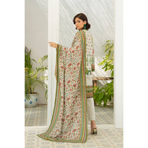 Ensemble Salwar Kameez en coton Khaddar imprimé 3 pièces avec dupatta pour les festivals, vêtements ethniques - Style pakistanais, robe indienne SD-52185 - Product Image 4