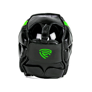 Protector de cabeza de boxeo de cuero PU de alta calidad, casco de Kickboxing, Protector de cabeza de lucha - Product Image 6