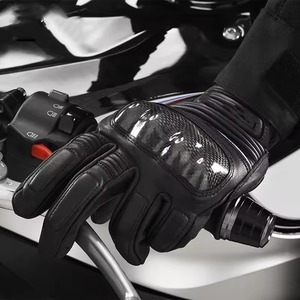 Gants de moto en matériaux personnalisés pour hommes et femmes avec logo personnalisé Gants de moto de course avec bas de gamme - Product Image 4