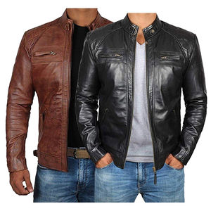 Best <b>Sale</b> High Quality Breathable <b>Men</b> <b>Leather</b> <b>Jackets</b> Hot Selling Fashionable Windproof <b>Men</b> <b>Leather</b> <b>Jackets</b> <b>for</b> Online <b>Sale</b> - Product Image 4