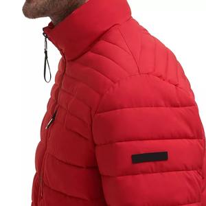 Chaqueta acolchada con capucha a la moda de invierno para hombre, abrigo de burbujas de diseño personalizado, patrón de cuello levantado, decoración transpirable con calefacción, venta al por mayor - Product Image 4