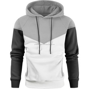 Fabricant sur mesure de sweat-shirts hip-hop streetwear avec logo brodé et impression en relief pour hommes - Product Image 2