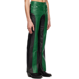 กางเกงหนังสำหรับผู้ชายกางเกงรัดรูปเคลือบทองเงากางเกงผู้ชายไซส์ใหญ่พิเศษสำหรับไนท์คลับแสดงบนเวที - Product Image 2