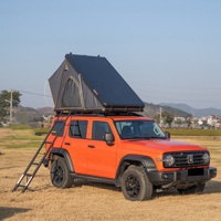 Carpa de Techo de Gran Tamaño para Acampar al Aire Libre de Aluminio para Coche 4WD 4x4, Tienda de Techo con Carcasa Rígida en Venta