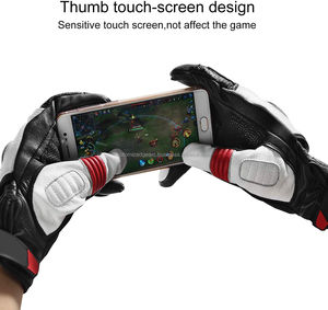 Guantes de Motocicleta de Dedos Completos Hechos a Medida de la Mejor Calidad con Logotipo, Venta al por Mayor a Bajo Precio para Deportes - Product Image 3