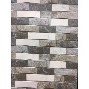 กระเบื้องเซรามิกลายหินแท้3D ความสูงภายนอกอาคารขนาด30x60ซม. 300X600มม. จากโรงงานกระเบื้องพอร์ซเลนหินแกรนิตอินเดีย