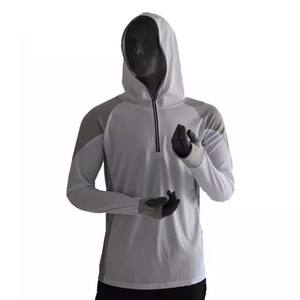Sublimación personalizada para hombres Sudadera con capucha de pesca Protección solar Ropa de pesca Rendimiento Sudaderas con capucha de pesca al aire libre Ropa deportiva para la venta - Product Image 5