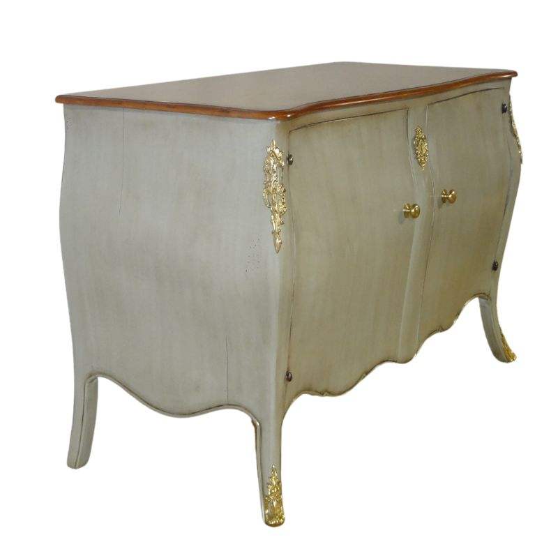 ภาพวาดสีเทาและคราบไม้โบราณ