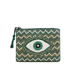 Hecho a mano con cuentas bordado novia lindo elegante Mini bolso con cremallera hermosa fantasía moda lujo última fantasía cuentas de alta calidad - Product Image 5