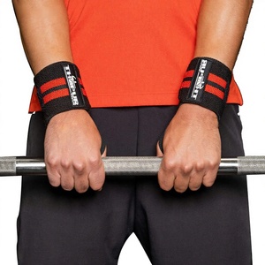 Muñequeras de neopreno de alta resistencia con logotipo personalizado, muñequera de compresión de gimnasio para levantamiento de pesas - Product Image 1