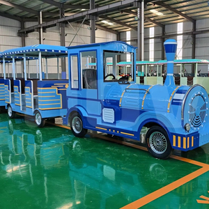 Train touristique sans rail électrique à batterie Nova Rides <span class=keywords><strong>ST</strong></span>-28-BG, manège d'attraction, trains Dotto touristiques à <span class=keywords><strong>vendre</strong></span> - Product Image 1