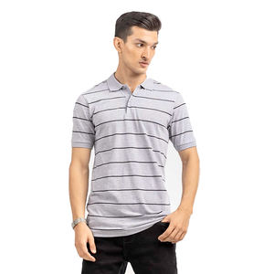 Polo de talla grande para hombre, camisa informal con estampado personalizado, servicio OEM - Product Image 2
