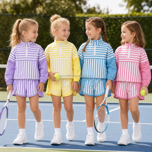 Conjunto de Chaqueta Cortavientos para Niñas OEM ODM, Poliéster, Color Personalizado, Fabricante, Talla Personalizada, Marca Privada, Venta al Por Mayor - Product Image 6