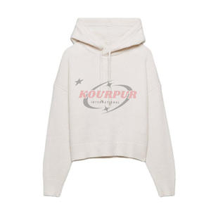 Sweat à capuche pour femme en coton 100% tendance et élégant en différentes couleurs à prix raisonnable - Product Image 3
