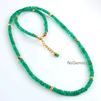 Collier de perles d'émeraude véritable et d'imitation de perle, plaqué or, micro-taillé, tendance, unisexe, pour fête, cadeau de mode HAYAAT