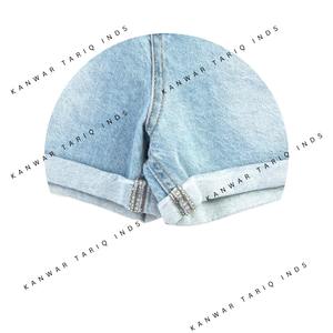 Customized Men's Lightweight Sweat Denim Jeans Spring Autumn Thin Casual Work Pants for Puff Print Gym Mesh <b>Shorts</b> Custom - Product Image 4