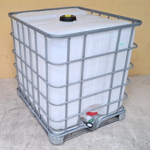 Vente directe d'usine IBC Tote Tank HDPE En acier inoxydable 1000L Conteneur de stockage avec pompe Livraison rapide en gros Prix bas - Product Image 5