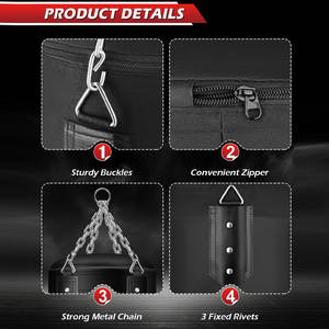 Sacos de boxeo al mejor precio con logotipo impreso en color personalizado, sacos de boxeo al por mayor para exteriores - Product Image 3