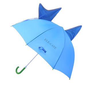 Ombrello a Forma di Squalo Kawaii in Poliestere 190t, Apertura Automatica, Semi-Automatico, Alette Espandibili, 8 Stecche, Design Cartoon, Logo Personalizzabile - Product Image 2