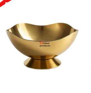 Incroyable look argent fini métal en acier inoxydable bol de service pour hôtel restaurant et bar - Product Image 5