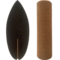 Planche d'équilibre en bois avec rouleau en liège pour l'entraînement au surf, au skateboard et au snowboard, plusieurs tailles, logo personnalisé