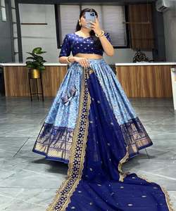 Mariage pakistanais de luxe Lehenga Choli avec travail de perles lourdes pour les femmes tenue de fête de fête robe musulmane de grande taille - Product Image 2