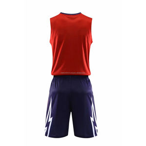 Ensemble de maillots de basket-ball personnalisés par sublimation pour hommes |   Vêtements de sport d'équipe imprimés et respirants |   Maillot de basket-ball cool - Product Image 4