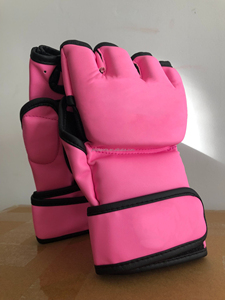 2025 New High quality MMA Custom Professional UFC Half Finger PU Grappling <b>Gloves</b> Boxing MMA <b>Gloves</b> for Training - Product Image 6