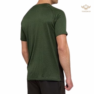 เสื้อยืดดรายฟิตคุณภาพดีที่สุดสำหรับผู้ชายไซส์ใหญ่ แขนสั้น ซับเหงื่อ แห้งเร็ว เหมาะสำหรับออกกำลังกาย ฟิตเนส ดีไซน์เรียบง่าย รุ่น BD - Product Image 4