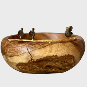 Prime Quality Natural Wood <b>Serving</b> <b>Bowl</b> Decorative Wooden <b>Bowl</b> Unique Wood Carving Salad <b>Bowl</b> For Home Decor & Kitchen Use - Product Image 5