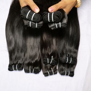 ผมมนุษย์แท้ติดหนังกำพร้าสองชั้นตรงสีธรรมชาติแบบไม่ผ่านกระบวนการ - Product Image 5