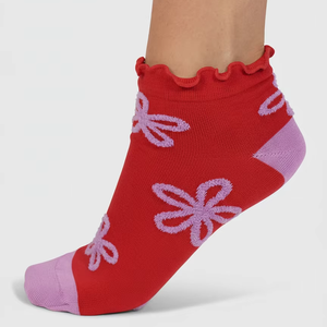 Chaussettes habillées à la cheville pour femmes-Spandex/Nylon/Coton Motif à rayures OEM Service Été Décontracté Échantillon 7 jours Délai d'exécution - Product Image 1