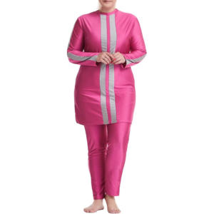 Muslim Full Coverage Swimwear Lady Islamic <b>Swimsuit</b> /custom Swimwear/swimwear UV Protection Fashion Women One Piece OEM Service - Product Image 3
