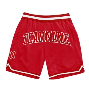 Industrie Direct Engro Sportswear Short de basket-ball confortable personnalisé rose blanc authentique - Product Image 2