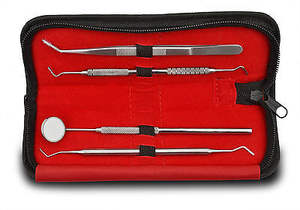 Détartreur dentaire allemand PREMIUM Pick outils en acier inoxydable avec miroir d'inspection - Product Image 4