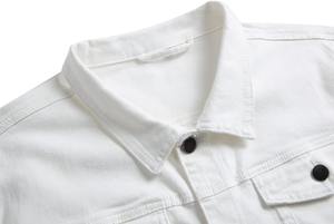 Vestes en jean coupe ajustée pour hommes de qualité supérieure, col montant, coupe-vent, décontractées, élégantes, vêtements d'extérieur, mode, usage quotidien, vente en gros - Product Image 5