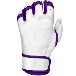 Gants de frappeur de baseball en cuir Cabretta manchette courte professionnel anti-dérapant poignée durable OEM BGS-0045 d'approvisionnement d'usine - Product Image 3