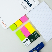 [HansolMTS] Notas Adhesivas de Índice Personalizadas OEM/ODM, 3 Tipos de Mezcla de Colores, Hojas de Fácil Desprendimiento para Escritorio y Planificador