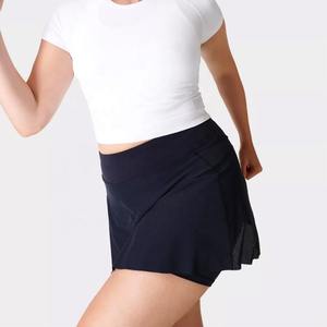 Custom High <b>Waist</b> <b>Elastic</b> Athletic Cotton Sport Mini Tennis <b>Skirt</b> for Women with Natural Waistline Maternity Style - Product Image 4
