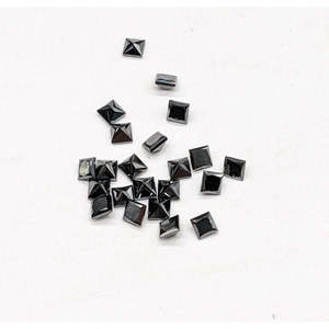 Natural Black Diamond Pyramid Cut <b>Ring</b> 2.5-3 mm Loose Beads jewelry making wholesale bulk supply - Product Image 1