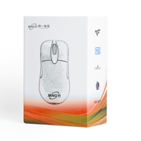 Custom Luxury Mouse Packaging Boxes White Rigid Pull Grey Board Recycled Paperboard Sponge Liner Custom Plastic Insert for Mice