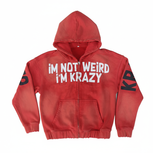 Sudadera con Capucha Personalizada de Fábrica con Logotipo Estampado, Lavada al Ácido, para Hombre, Estampado Extra Grande, 100% Algodón Felpa, 400 g/m², Precio Económico, Cómoda - Product Image 1