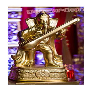 รูปปั้นพระพิฆเนศสำหรับทางเดินงานแต่งงานรูปปั้นพระพิฆเนศตกแต่งด้วยดนตรีที่ทันสมัยแบบมืออาชีพ - Product Image 1