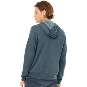เสื้อฮู้ดดี้ Bella Canvas Fleece แบบซิปเต็มตัว  รักษาสิ่งแวดล้อม กันลม  สำหรับทุกเพศ  คุณภาพสูง สไตล์สตรีท  ความยาวครอป  แบบสั่งทำได้ - Product Image 3