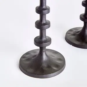 Luxury Metal <b>Taper</b> <b>Candle</b> Holders Iron Matte Design Christmas Candlestick Holders Set of 3 Unique Style - Product Image 5