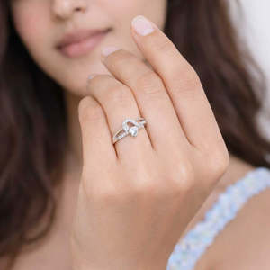 Anillo Zarkan de Plata de Ley con Diseño Animal, Bañado en Rodio, con Granate y Ópalo Corte Pera, para Uso Diario - Product Image 4